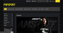 Desktop Screenshot of popsport.cz