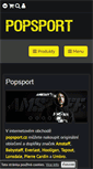 Mobile Screenshot of popsport.cz